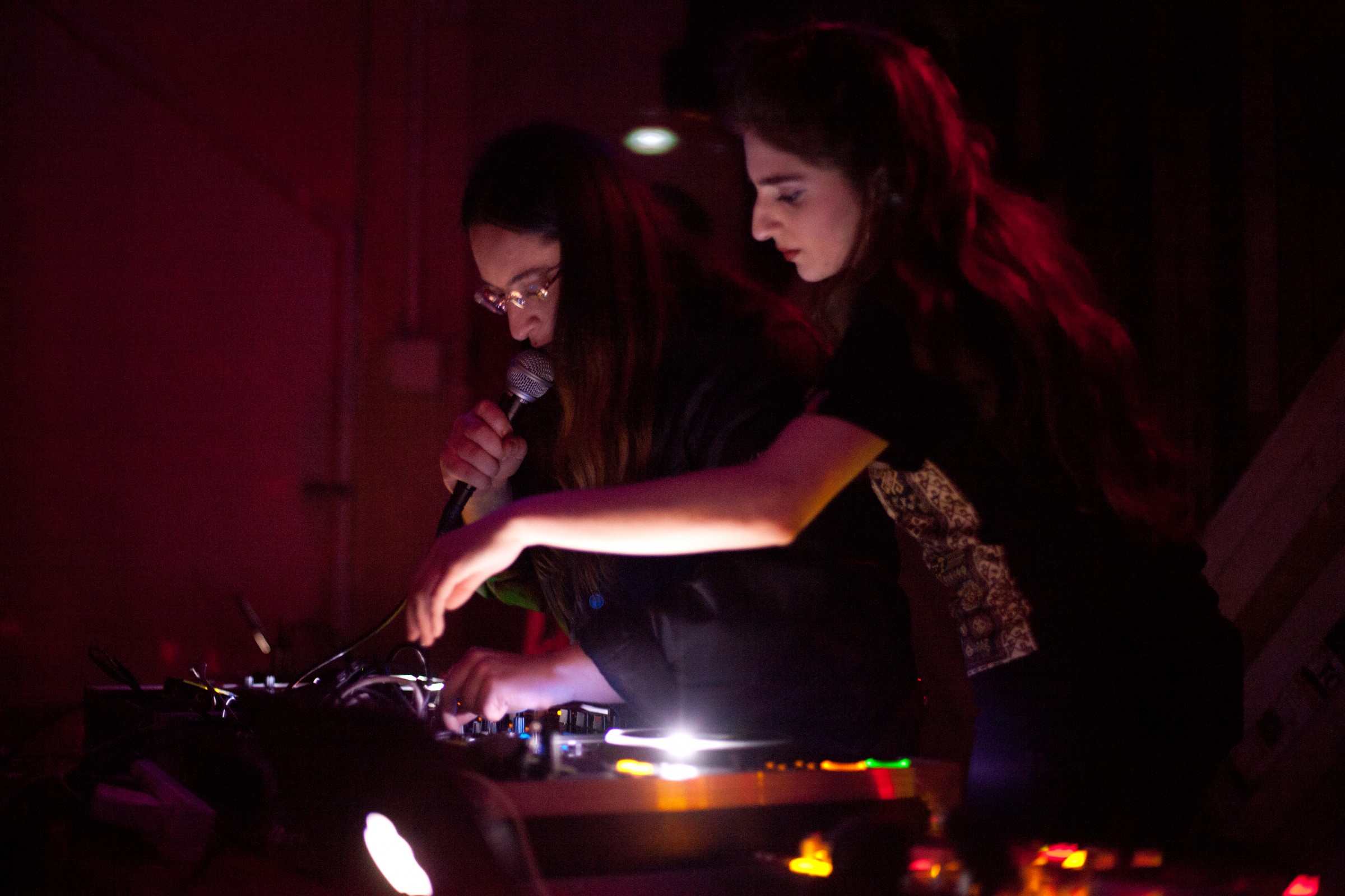 esra and lara at Club chai